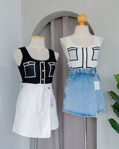 Trish Chic Knit Crop Top