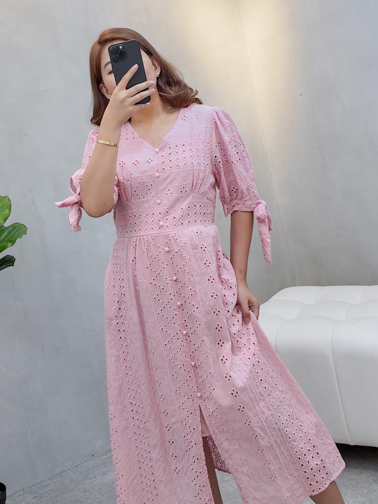 Jordyn Eyelet Dress
