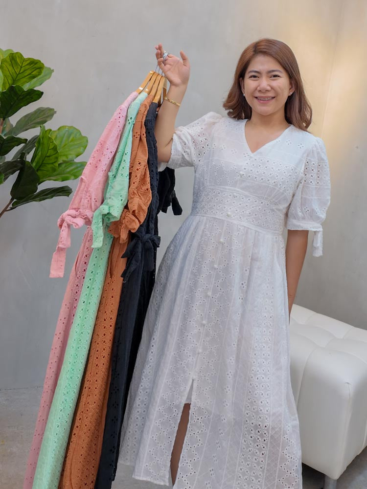 Jordyn Eyelet Dress