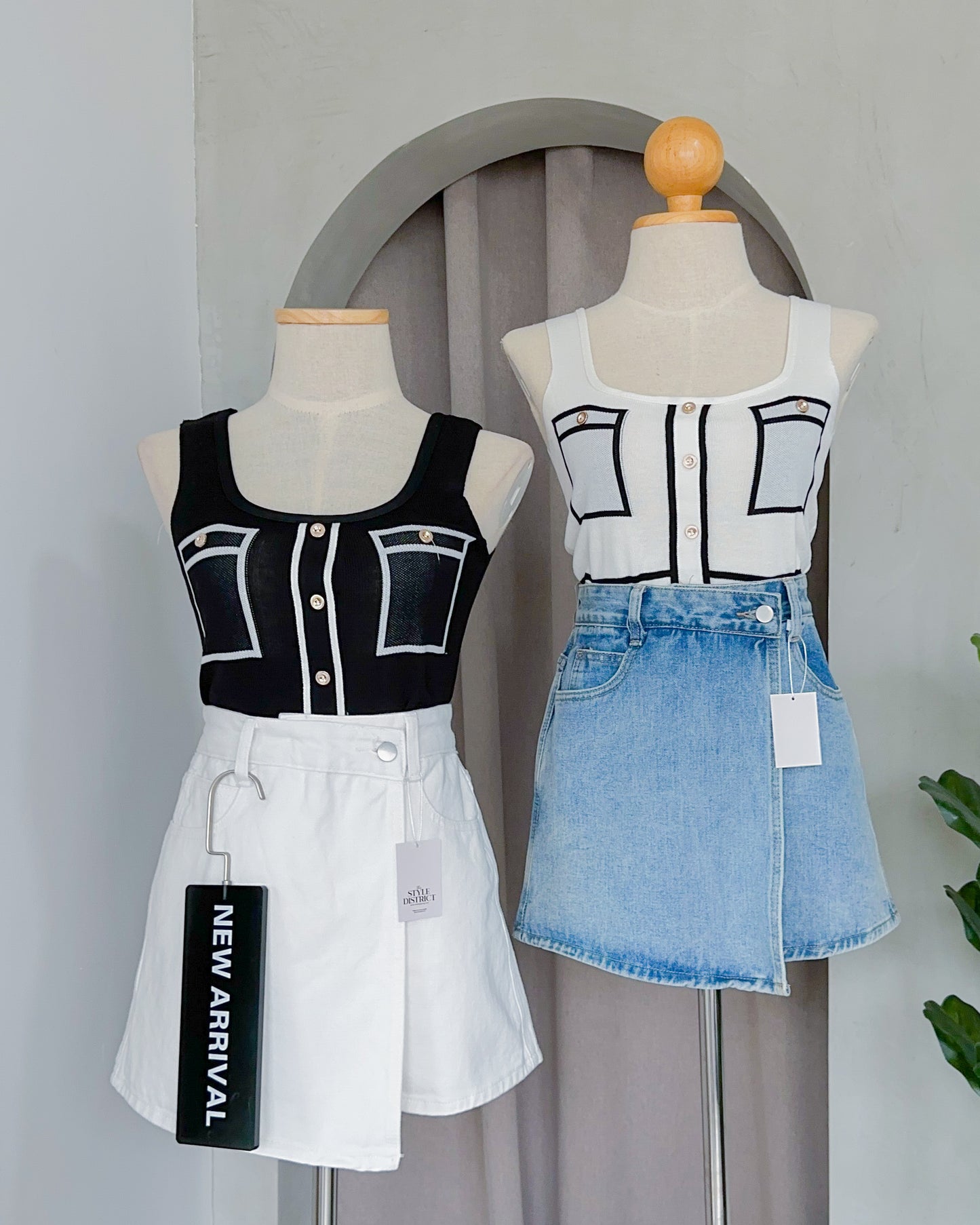 Trish Chic Knit Crop Top