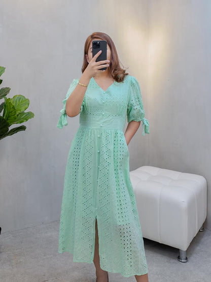 Jordyn Eyelet Dress
