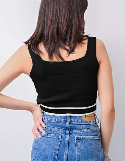 Trish Chic Knit Crop Top