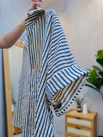 Star Stripe Button Down Top