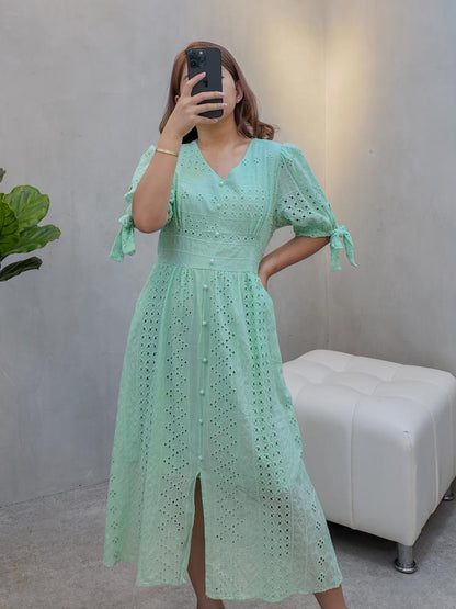 Jordyn Eyelet Dress