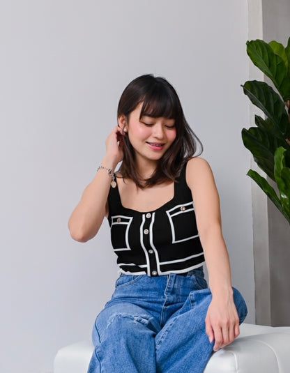 Trish Chic Knit Crop Top