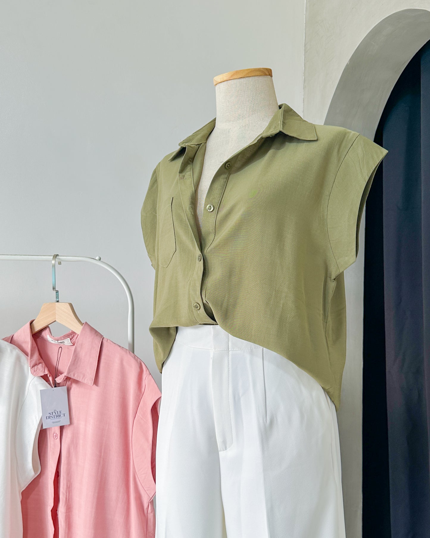 Eva Button Down Top