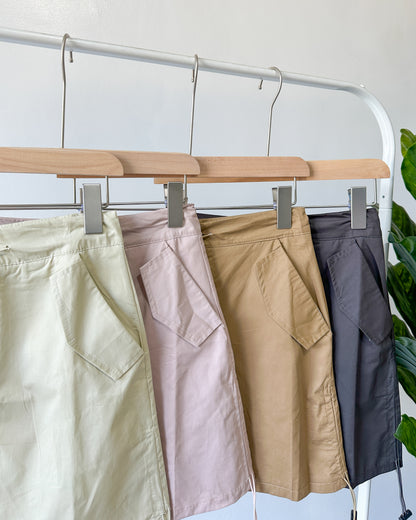 Ricki Adjustable Utility Skirt with Drawstring Hem